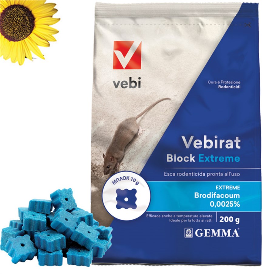 Vebirat Block τρωκτικοκτόνο 200 g