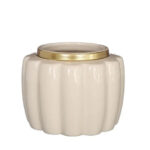 Κεραμικό Κασπώ Pouff Cream