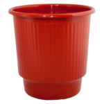 Γλάστρα πλαστική Ριγέ Classic Κεραμιδί