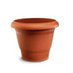 Γλάστρα πλαστική Festone Campana Τερρακότα (Καφέ)