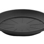 Πιάτο Γλάστρας πλαστικό Festone Ανθρακί